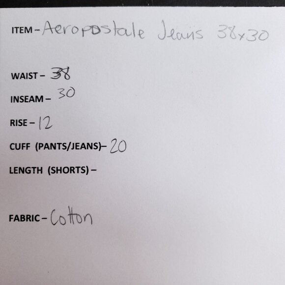 Aeropostale Driggs Slim Boot Denim Jeans Men's Size 38x30 - Picture 6 of 7